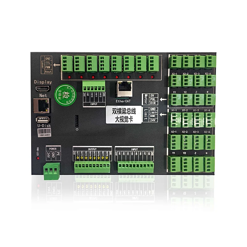 ZJE716-130-2000N Ethercat laserjuhtimissüsteem galvaanimeetril kahekordse lendu jaoks